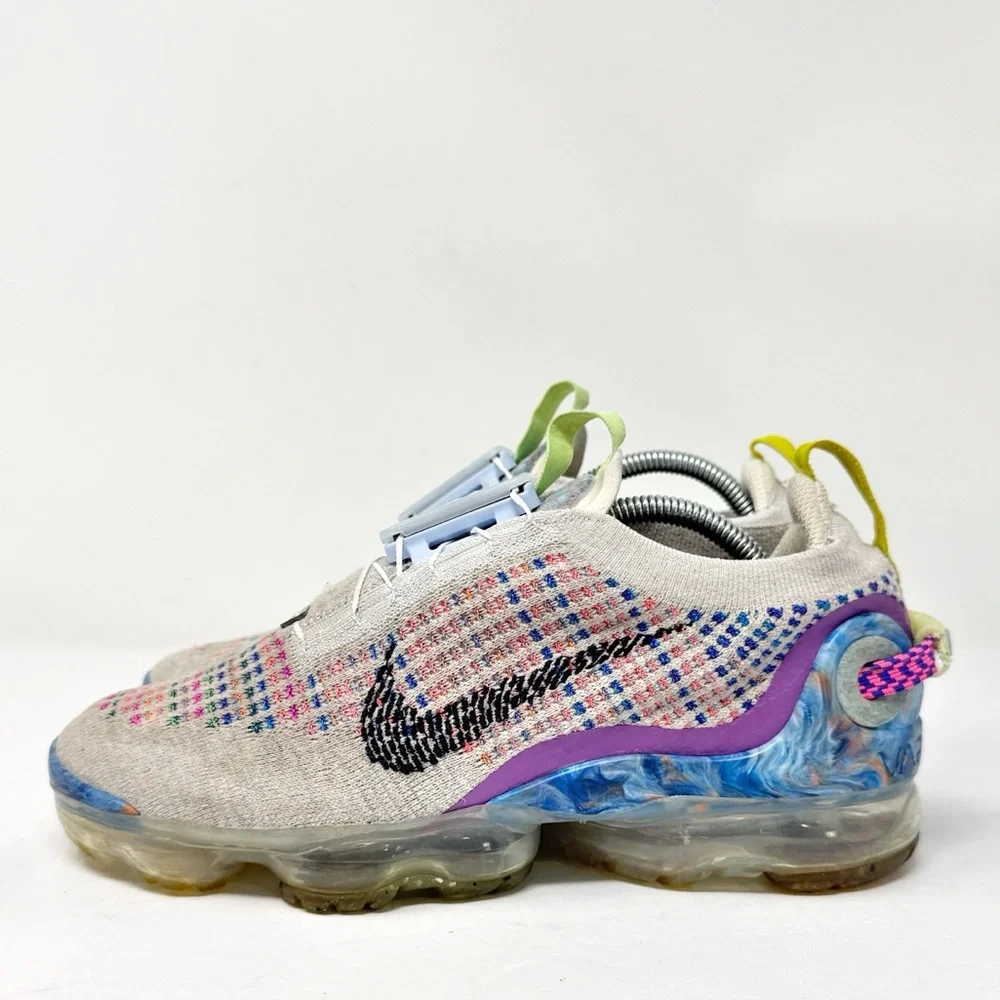 Nike Air Vapormax 2020 Flyknit Pure Platinum Multicolor Kids Size 5.5